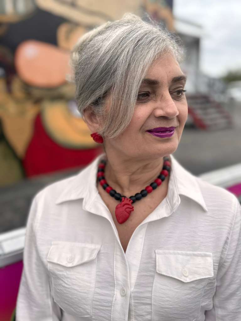 Vivo Necklace worn