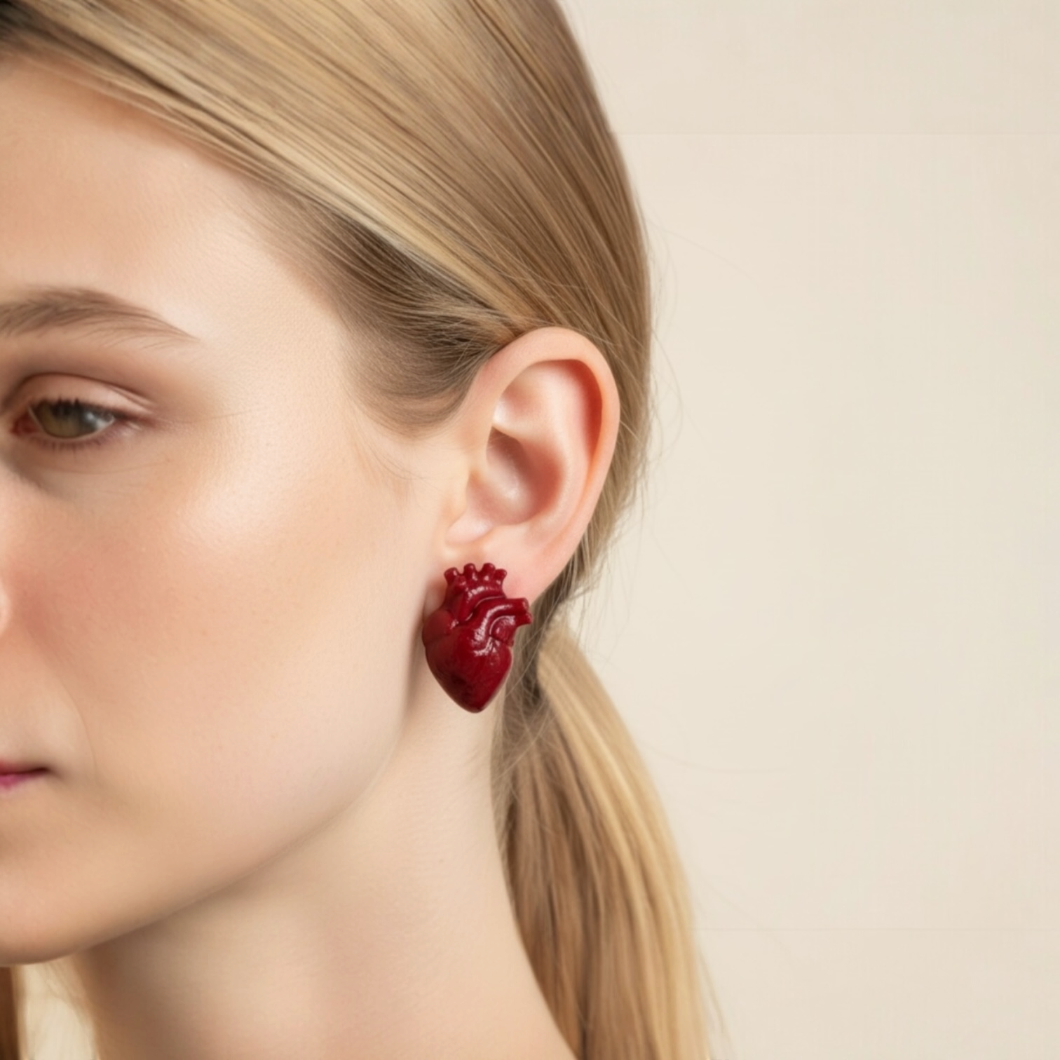 Vivo Heart Studs | MEMORY Collection | CATE